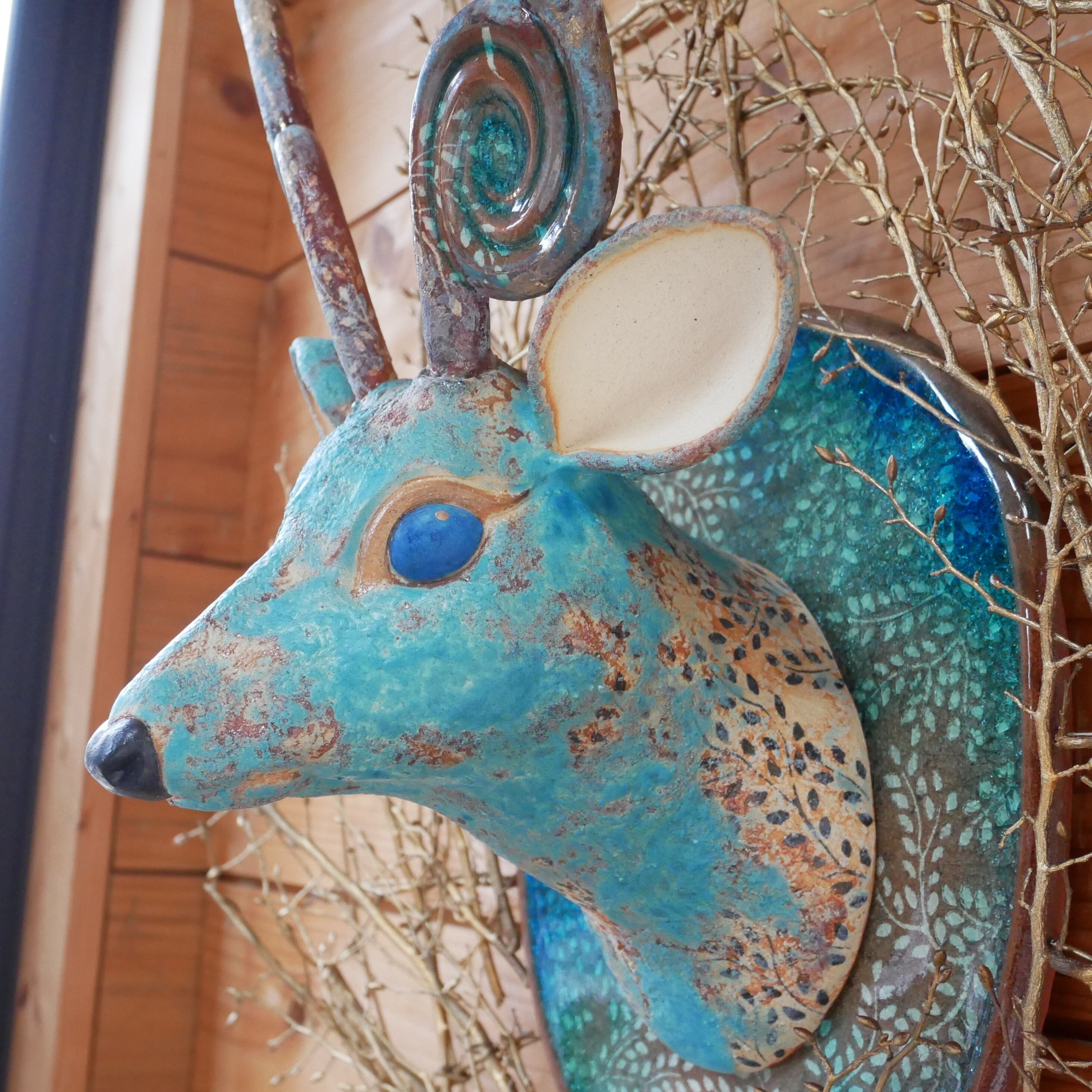 青色の鹿 no.5 | Haneco