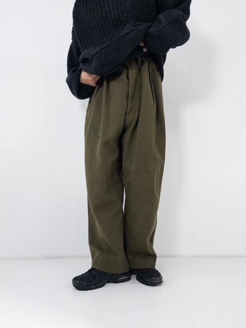 50s Sweden army wool slacks