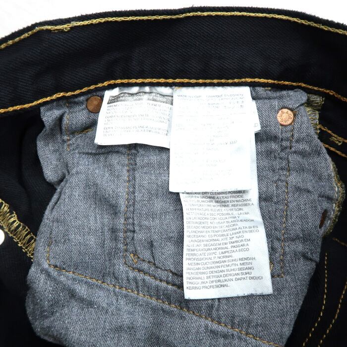 古着 Levi's リーバイス 501 ブラック デニムパンツ ジーンズ ジーパン