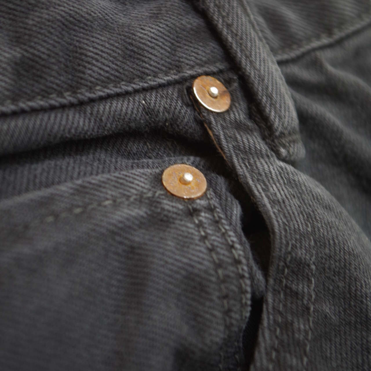 HATSKI　Wide Tapered Denim  Fade Black  HTK-Denim03