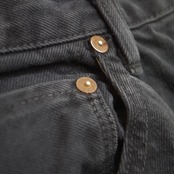 HATSKI　Wide Tapered Denim  Fade Black  HTK-Denim03