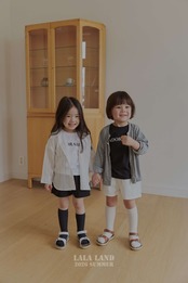 【取寄/韓国直送】LALALAND 26/SM （Kids）リブカーディガン｜夏服｜韓国子供服