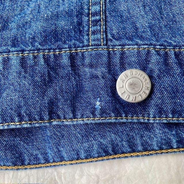 Helmut Lang ヘルムートラング デニムジャケット 本人期 98年 インディゴ 40 ヴィンテージ古着 画像9