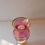 切子と金彩の花瓶