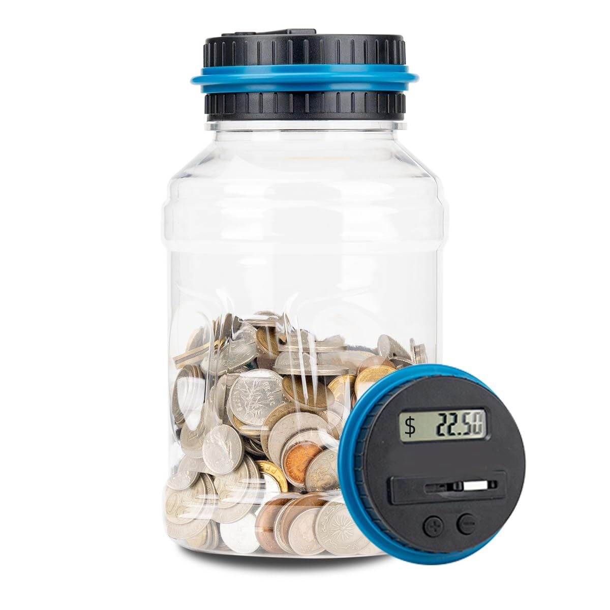 貯金箱 500円玉 Xiaohubei コインカウンター デジタル貯金箱 カウン