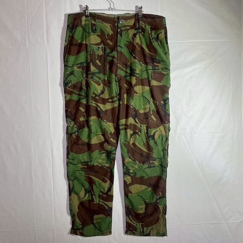60s イギリス軍 DAM P-1968 カモパンツ 迷彩 カーゴパンツ コンバットパンツ ミリタリー 実物 ヴィンテージ グリーン ユーロ W36×W29