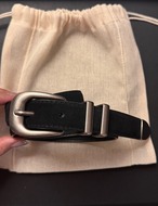 【新作5％OFF・3日間】牛革100％・Real Suede Belt_3colors