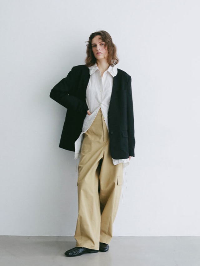 ETRE TOKYO チノクロススティフカーゴパンツ