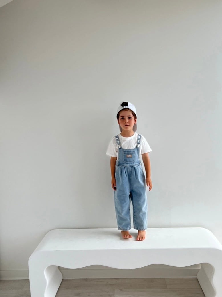 【即納】ラスト4y / twin collective / Bowie Bubble Overall - Fame blue