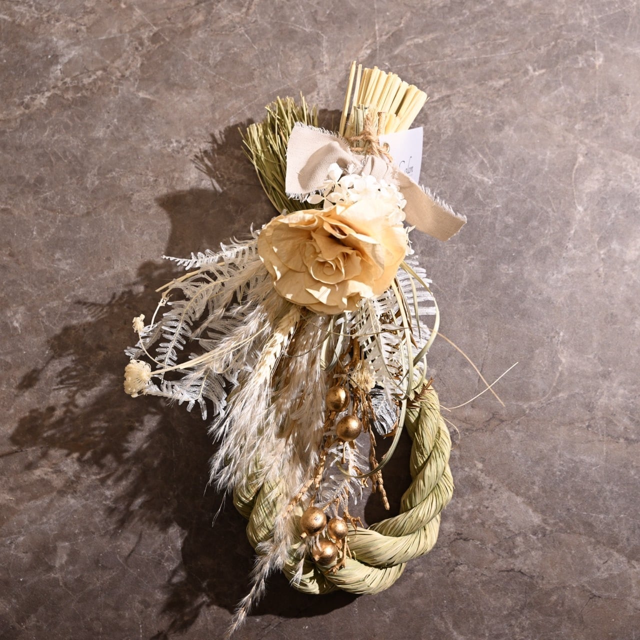 Calonの魅せるしめ縄【ホワイト】H-18 ≪限定1点≫