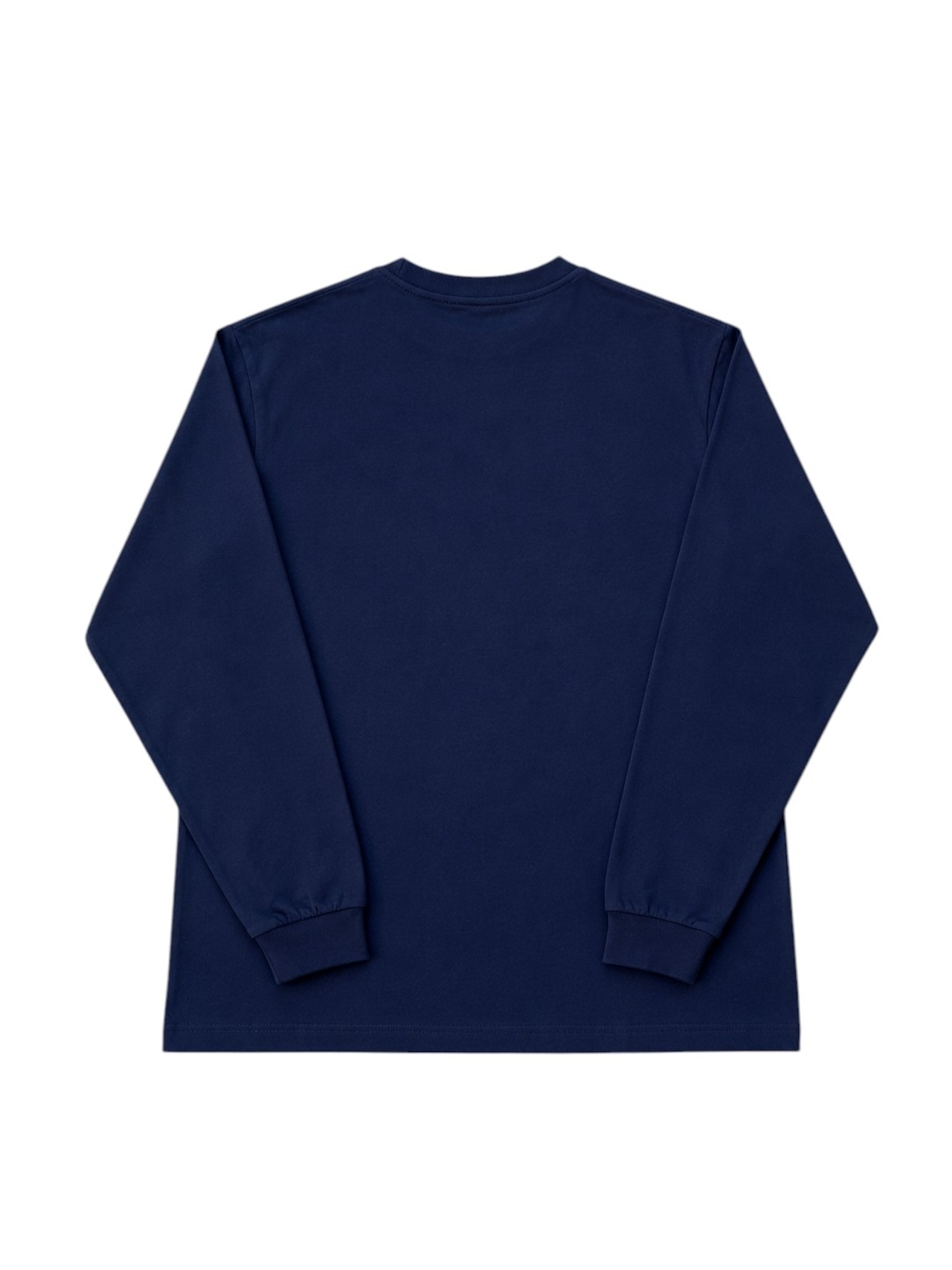 【SUNKEN LETTERS L/S TEE】MIDNIGHT CURRENT(Navy) 画像5