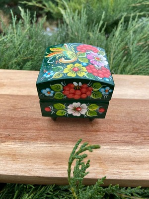 ペトリキフカ・ジュエリーボックス(Khomenko）