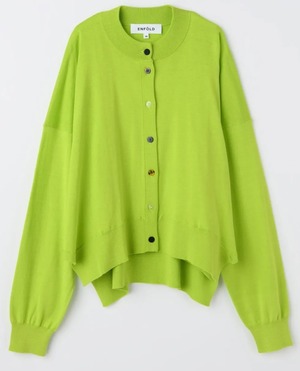 【ENFÖLD】  HIGH-NECK CARDIGAN