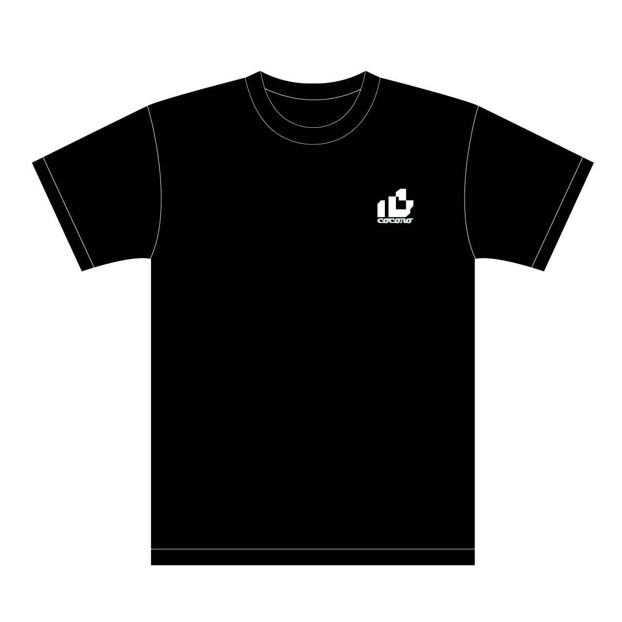 おはようございます×ピノキオピー×あらいやかしこ「心」Tシャツ(ブラック) - 画像1