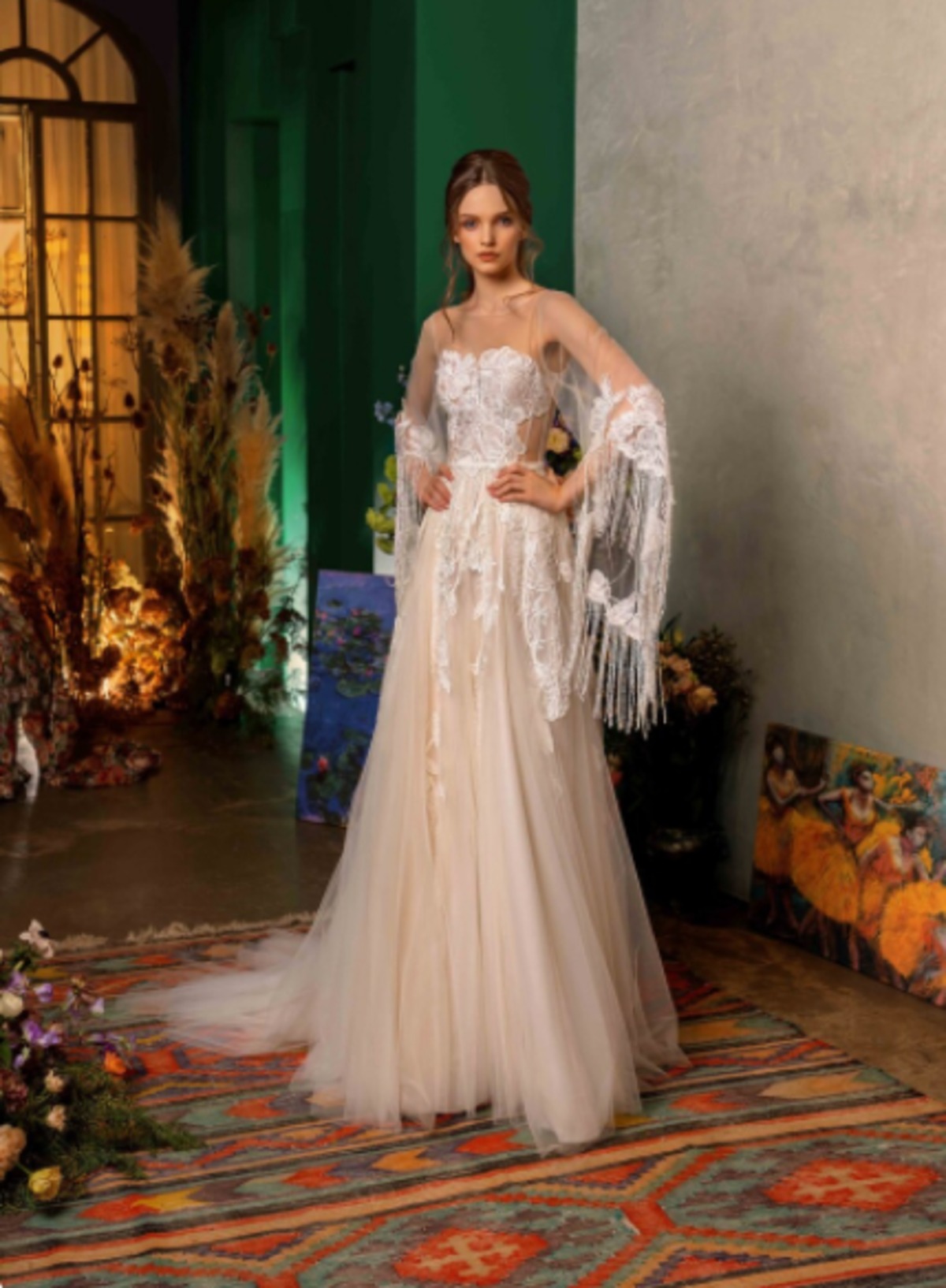 夜空 送料無料 カラードレス 二次会 ロングドレス 披露宴 花嫁 刺繍