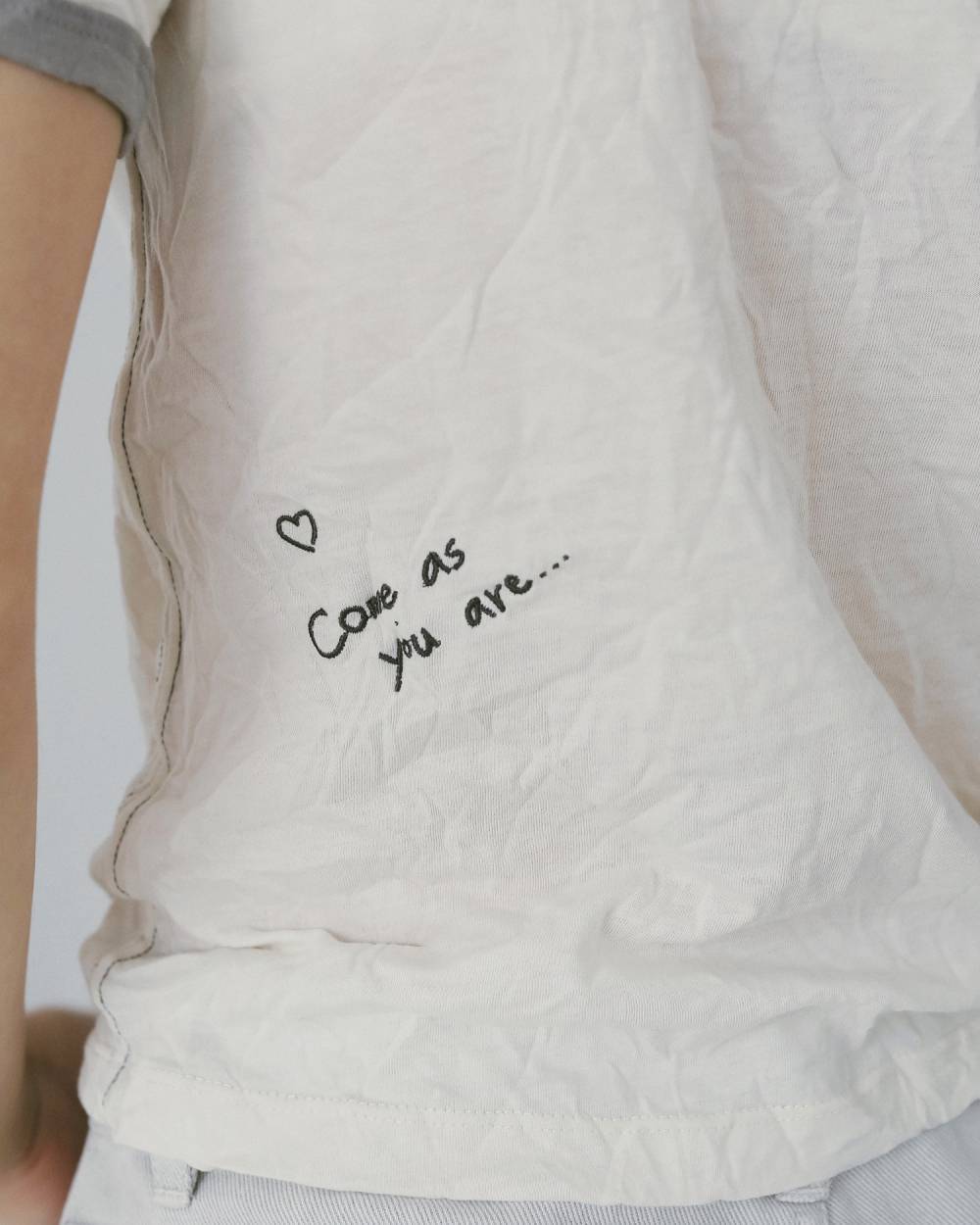 anuke(アンヌーク) Lettering Washer T-Shirts | サウスオレンジ