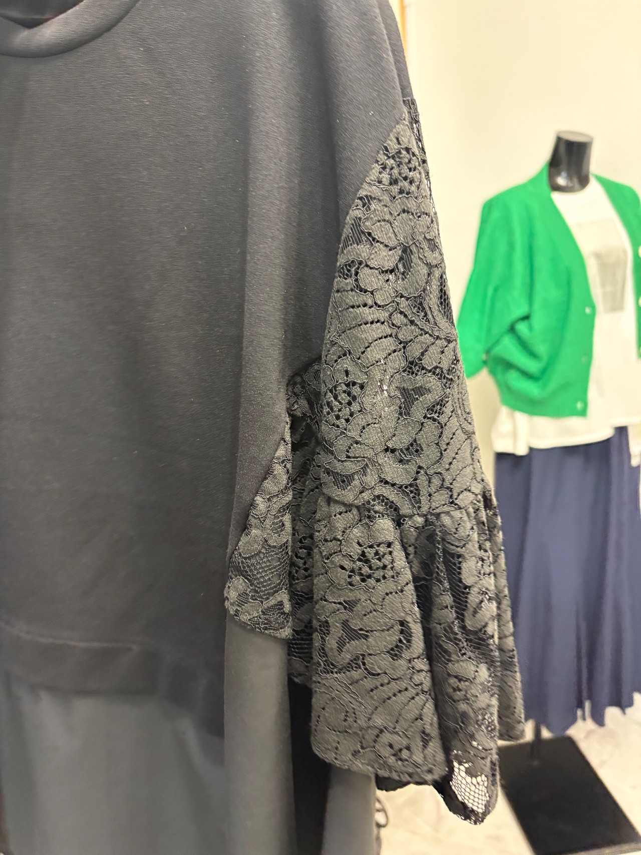 レーススリーブトップス　70050-4108