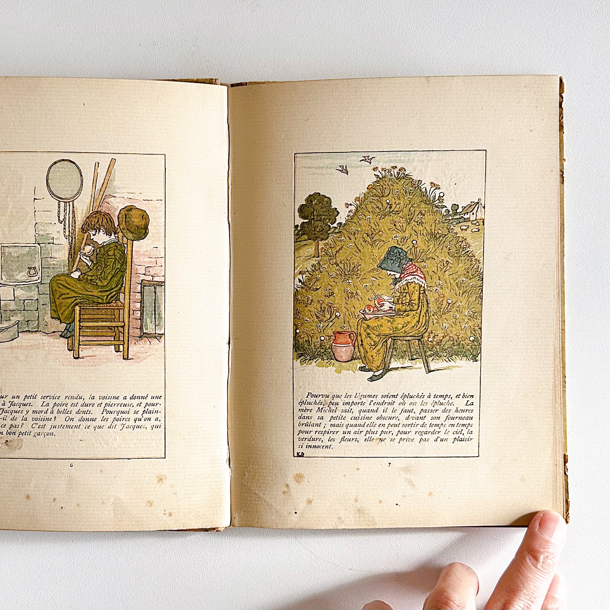 Kate Greenaway ケイト・グリーナウェイ 絵本 19世紀（フランス） | ぽ