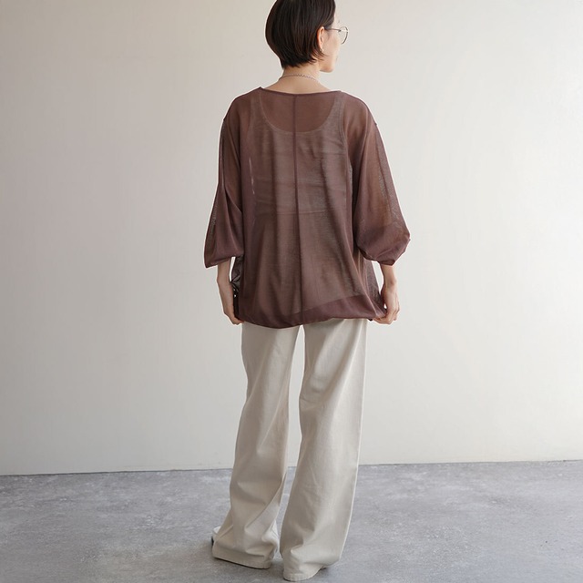 ベーシックシアーニット