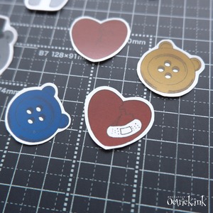 くまのだれる。シール９枚セット