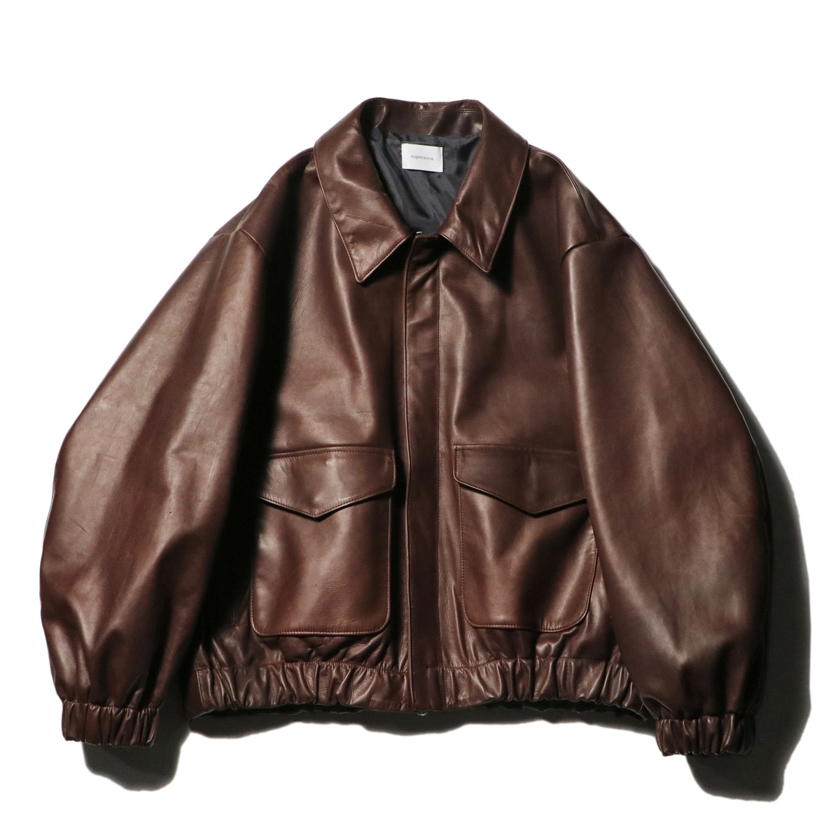 superNova. Leather flight jacket - Horsehide/Brown | novastore
