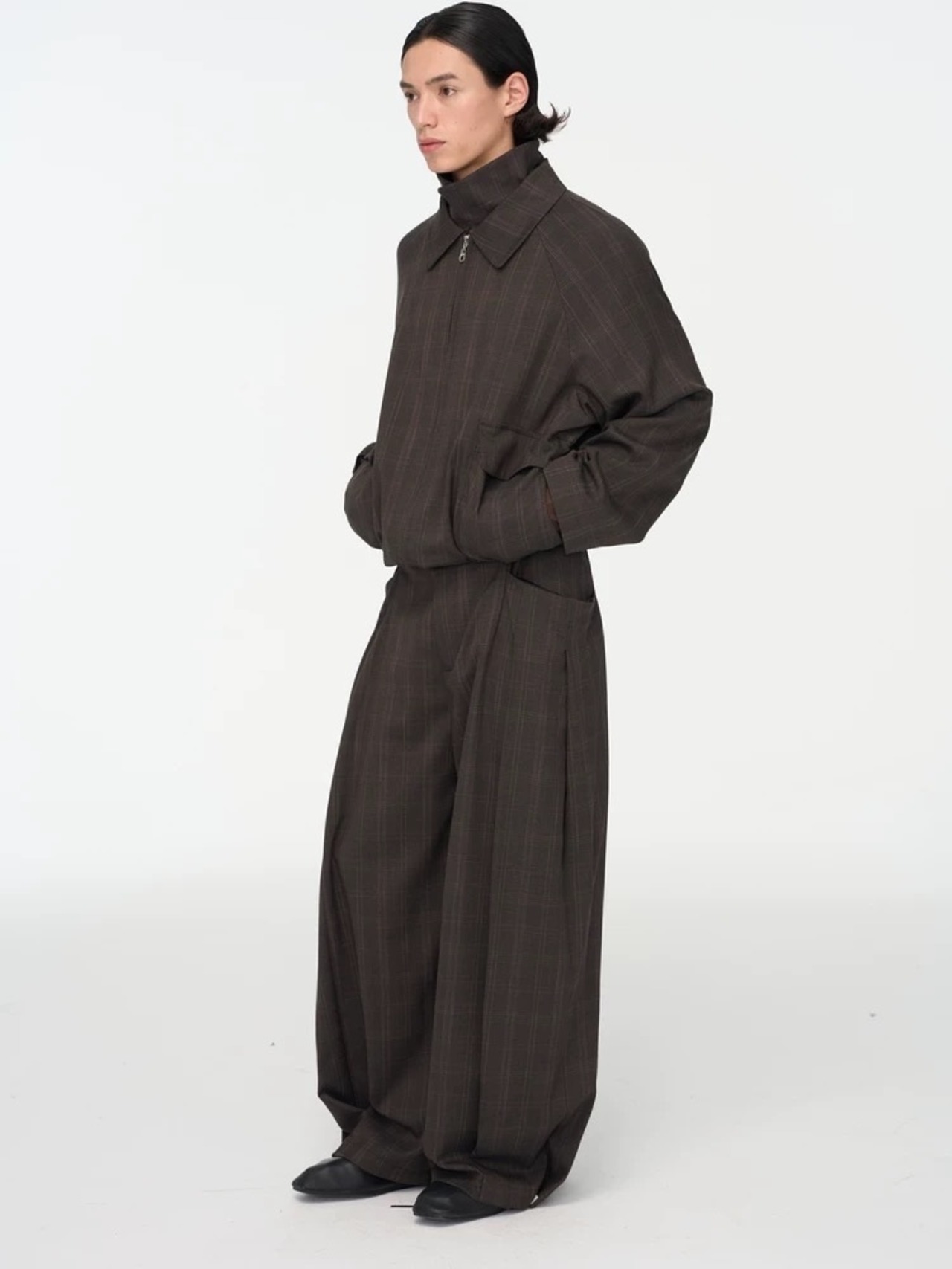 Lnx Surge Jacket Wool Check