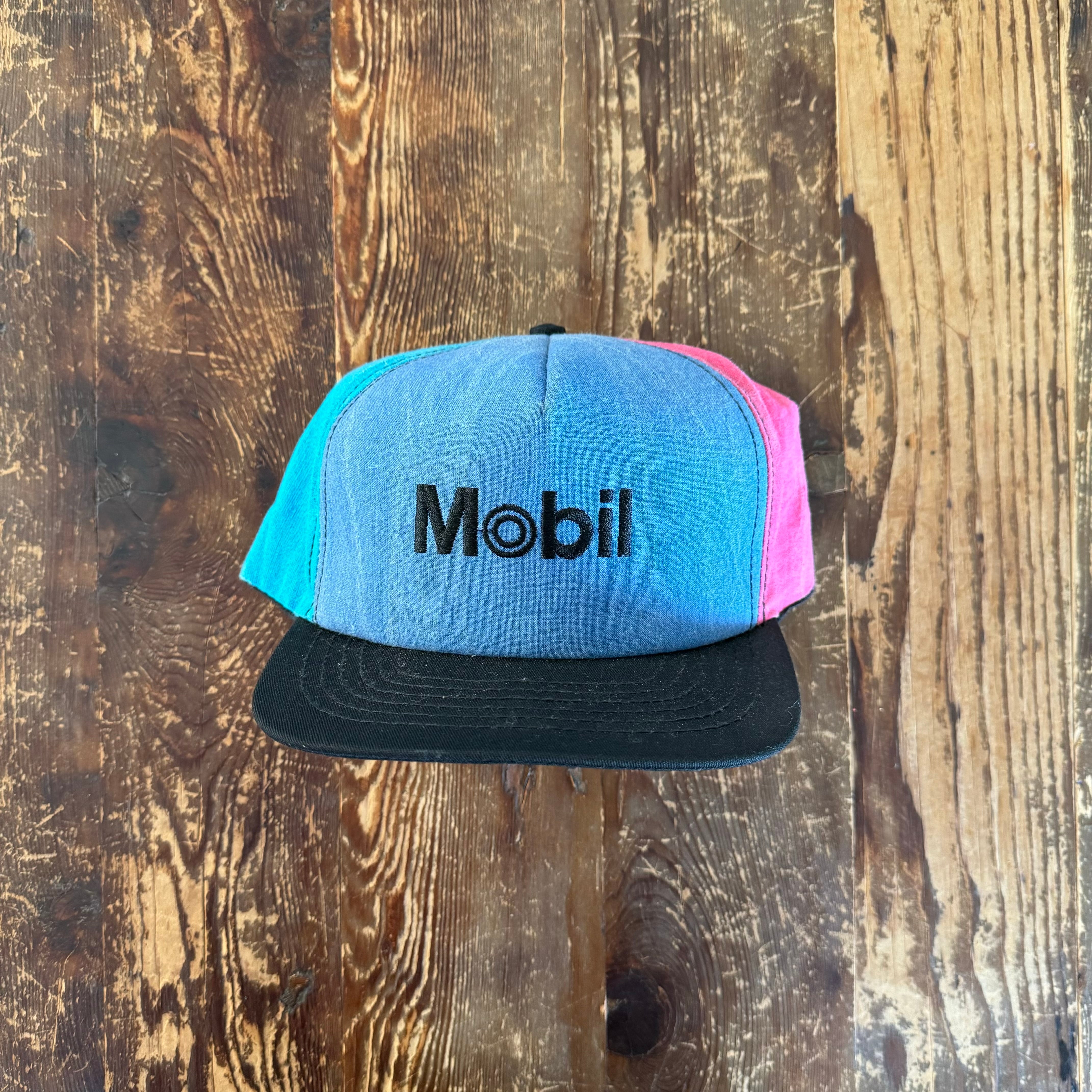 1980's "Mobil" Employee Cap Trucker Hat by Stylemaster