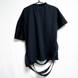 UNFINISHED アシンメトリーボンテージトップス002black