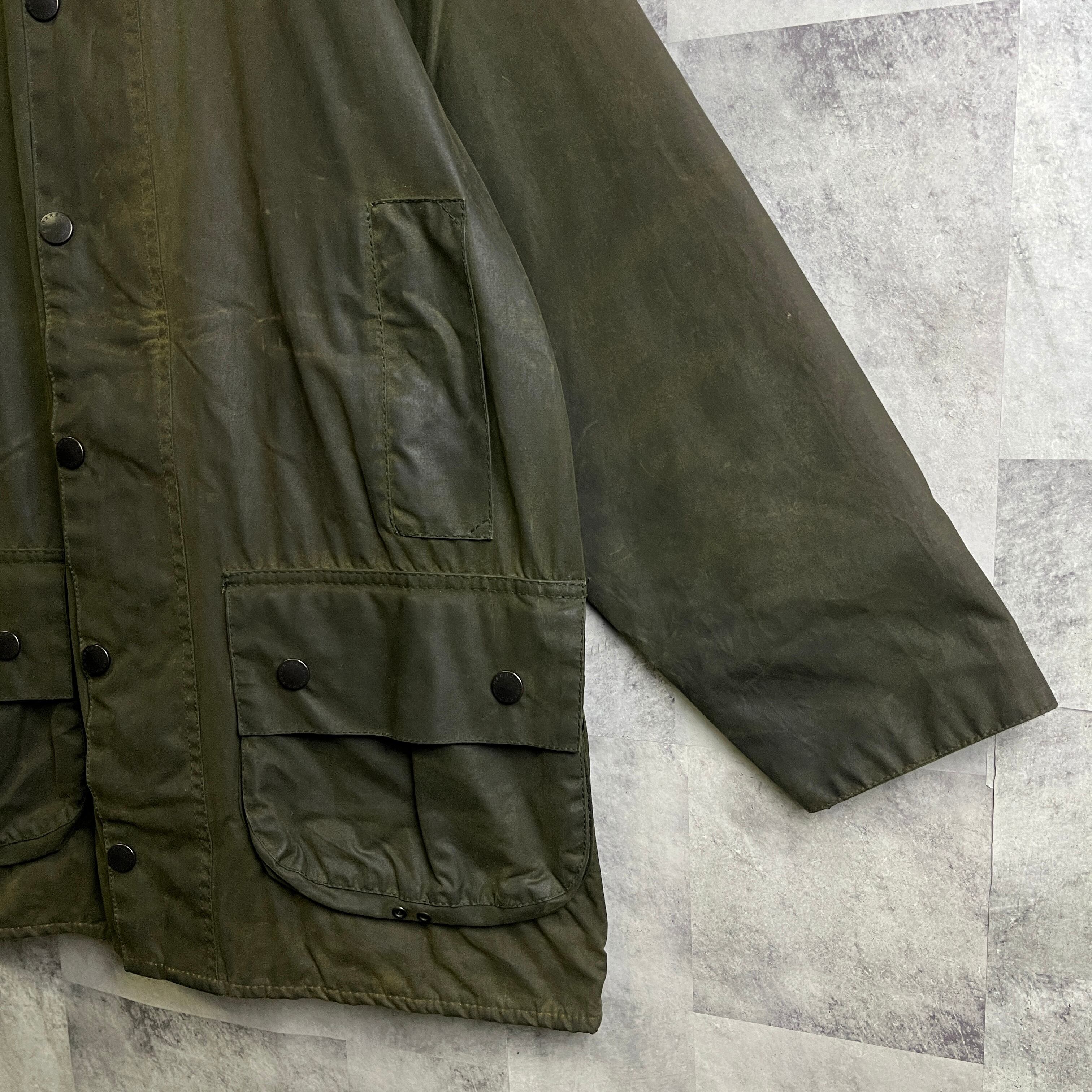 英国製 Barbour バブアー オイルドジャケット BEAUFORT セージ 36 