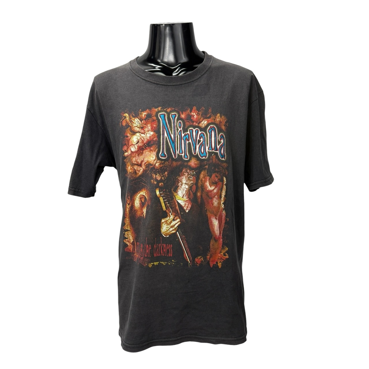 【NIRVANA】ニルヴァーナ カート・コバーン "A light in the darkness" 90's Vintage Tシャツ