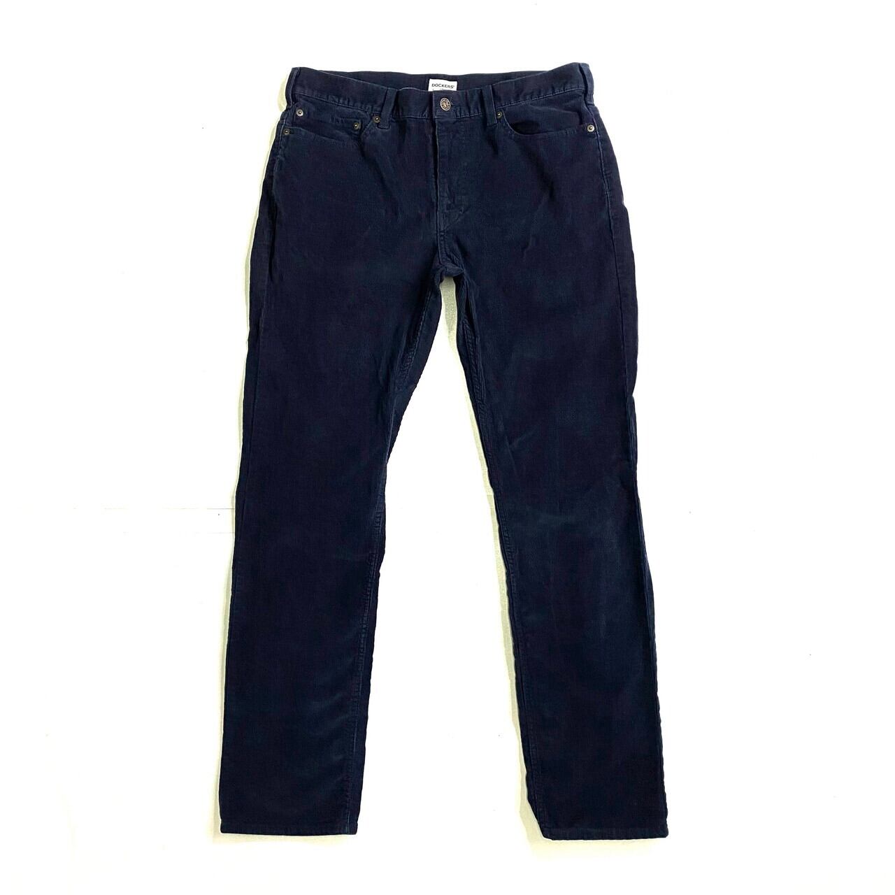 ドッカーズ SLIM FIT ストレート コーデュロイパンツ メンズW34 古着
