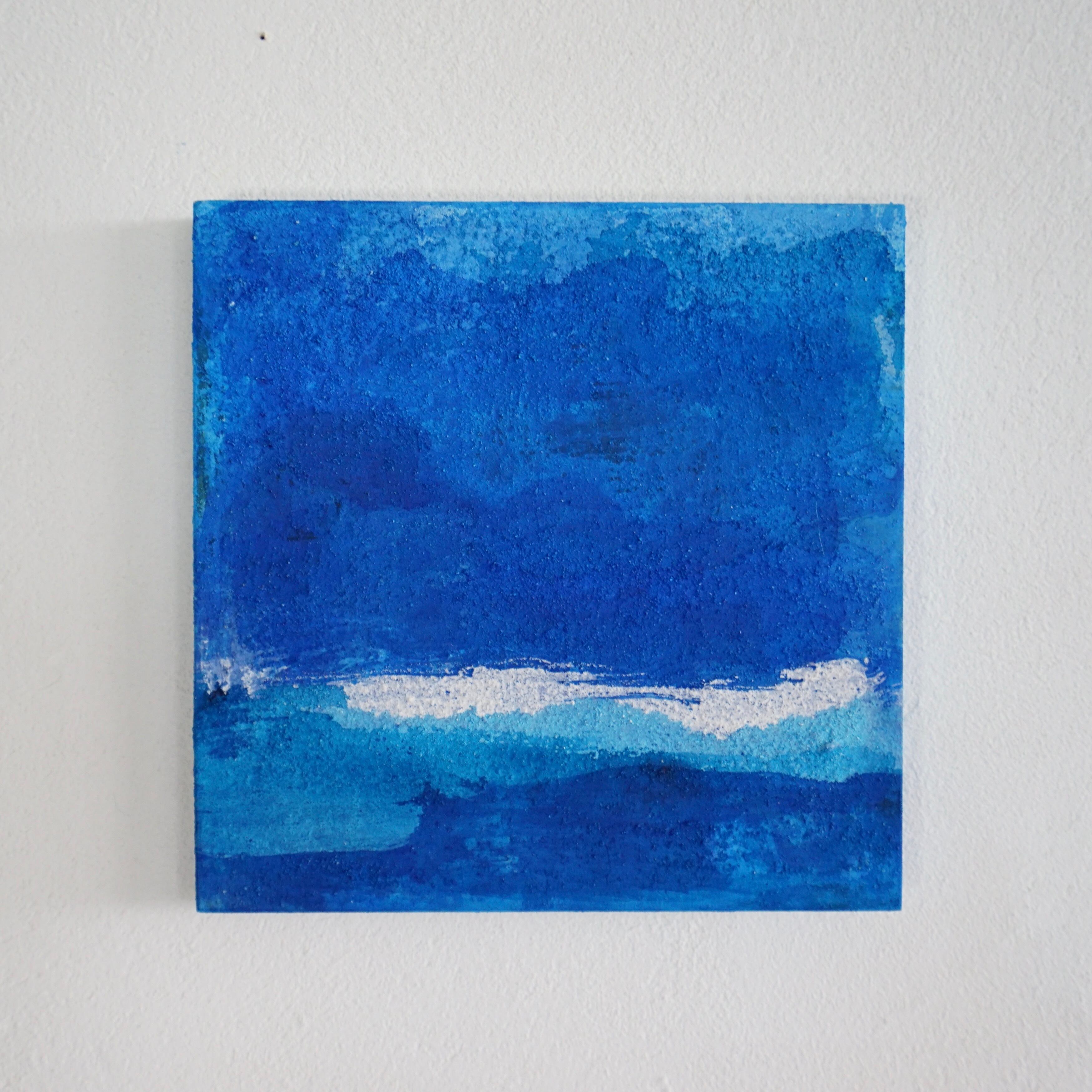 art panel mini(Blue horizon #18032)original painting