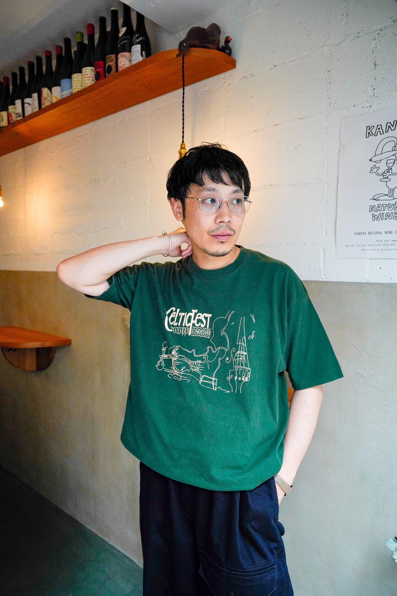 【1990s】"FRUIT OF THE LOOM Heavy Cotton" Made in USA CelticFest Mississippi Printed T-shits / 6-104