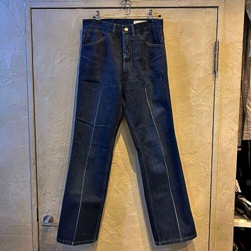 LEMAIRE ルメール センタープリーツデニム 19AW サイズ44 インディゴ ...