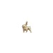 【14K1-5】14K real gold Bulldog charm