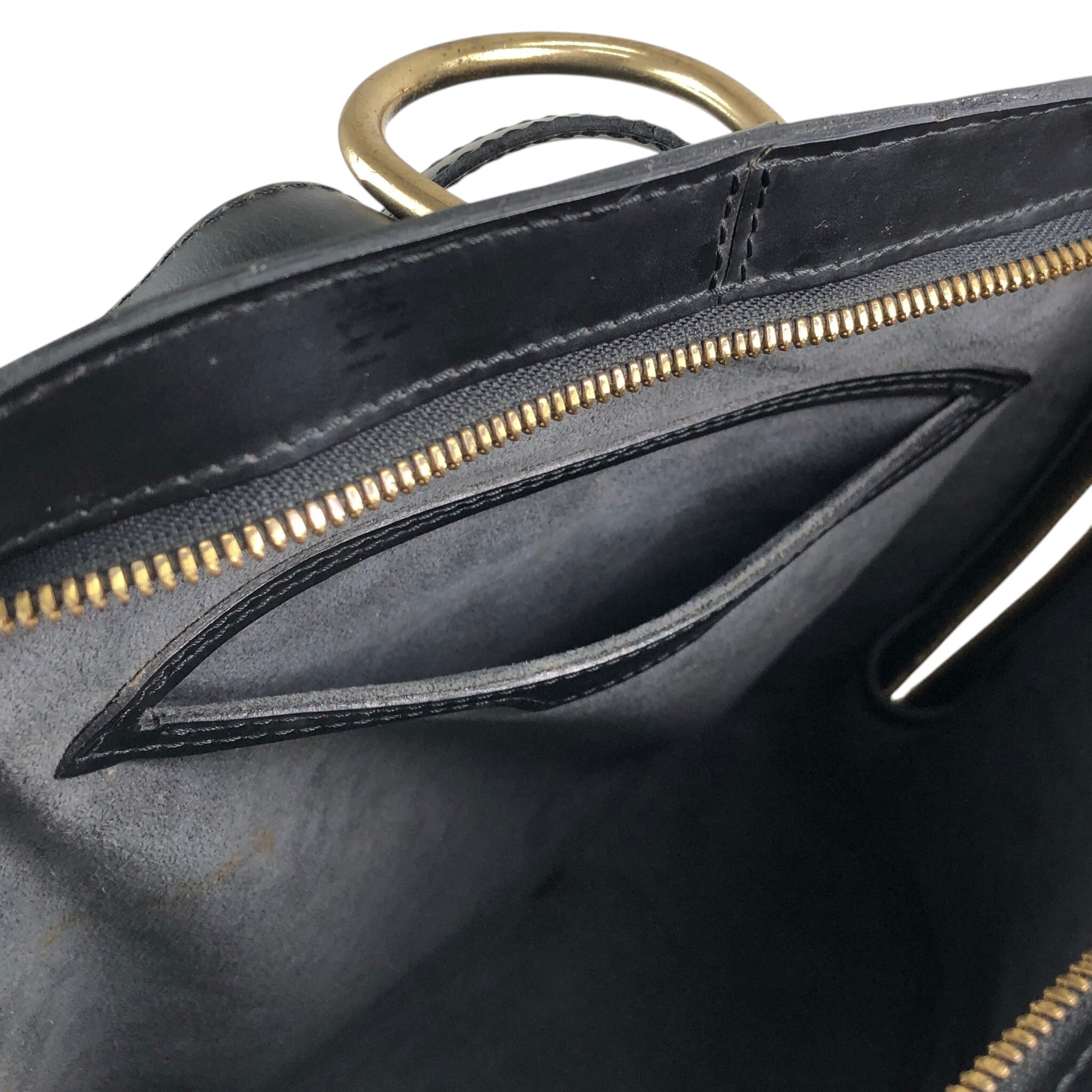 LOUIS VUITTON ルイヴィトン エピ バックパック ブラック レザー