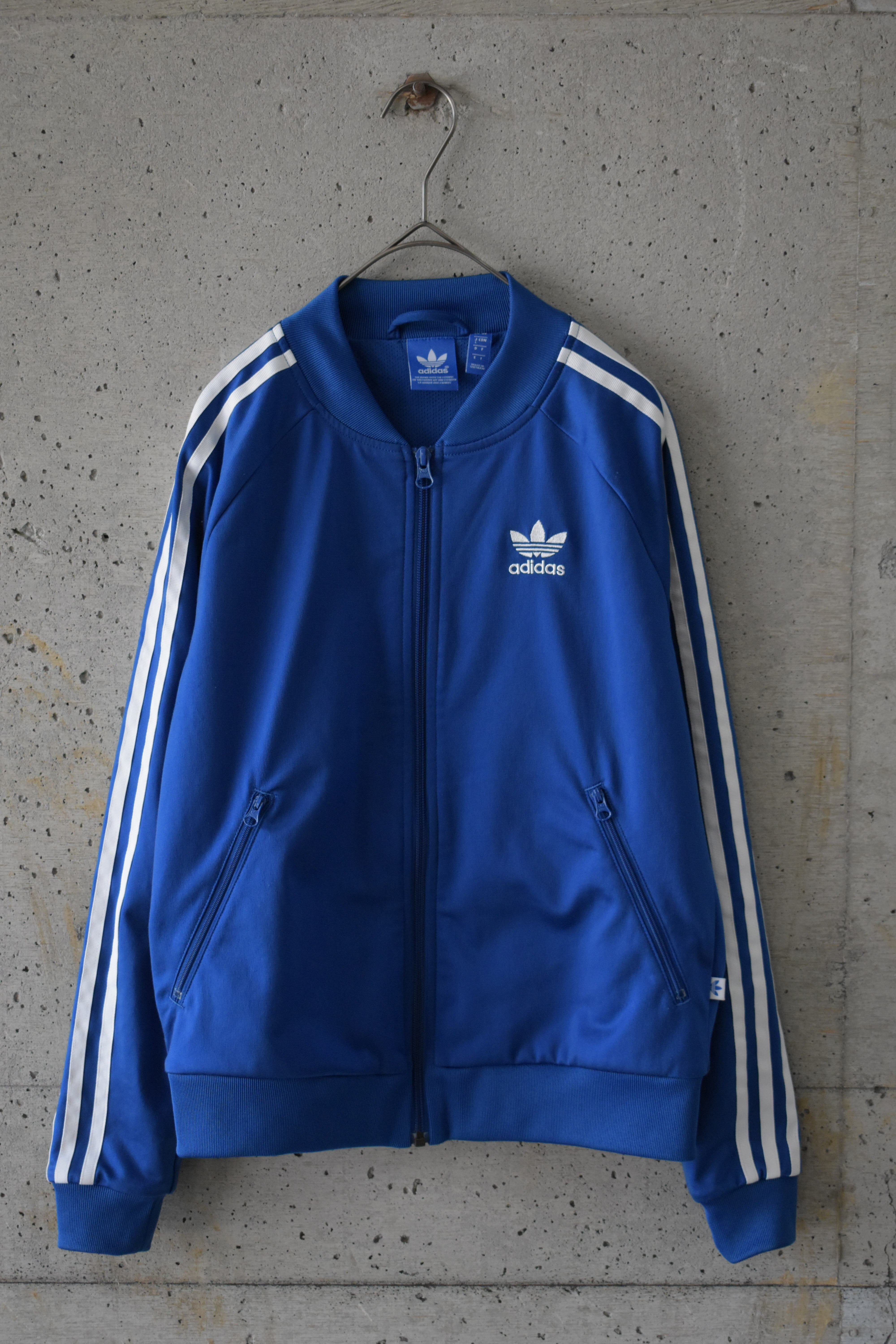 Blue three-stripe track jacket