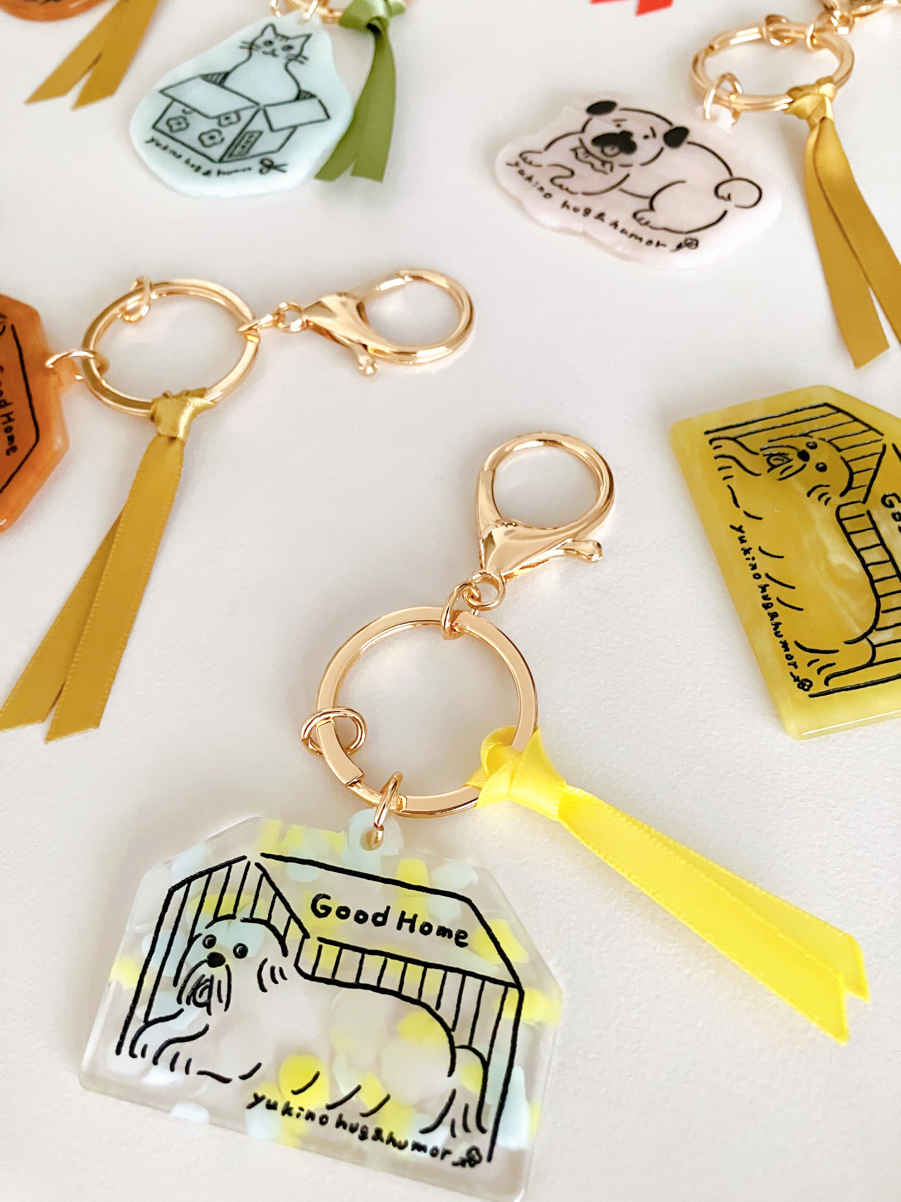 30%OFF】マーブルカラーキーチャーム「House Dog」 | yukino shop