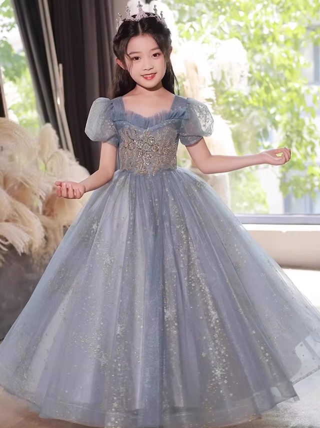 110~160 女の子 ピアノ 演奏会 結婚式 パーティー 誕生日 ドレス かわいい ロング チュール 華やか キラキラ 110~160 女の子 ピアノ 演奏会 結婚式 パーティー 誕生日 ドレス かわいい ロング チュール 華やか キラキラ