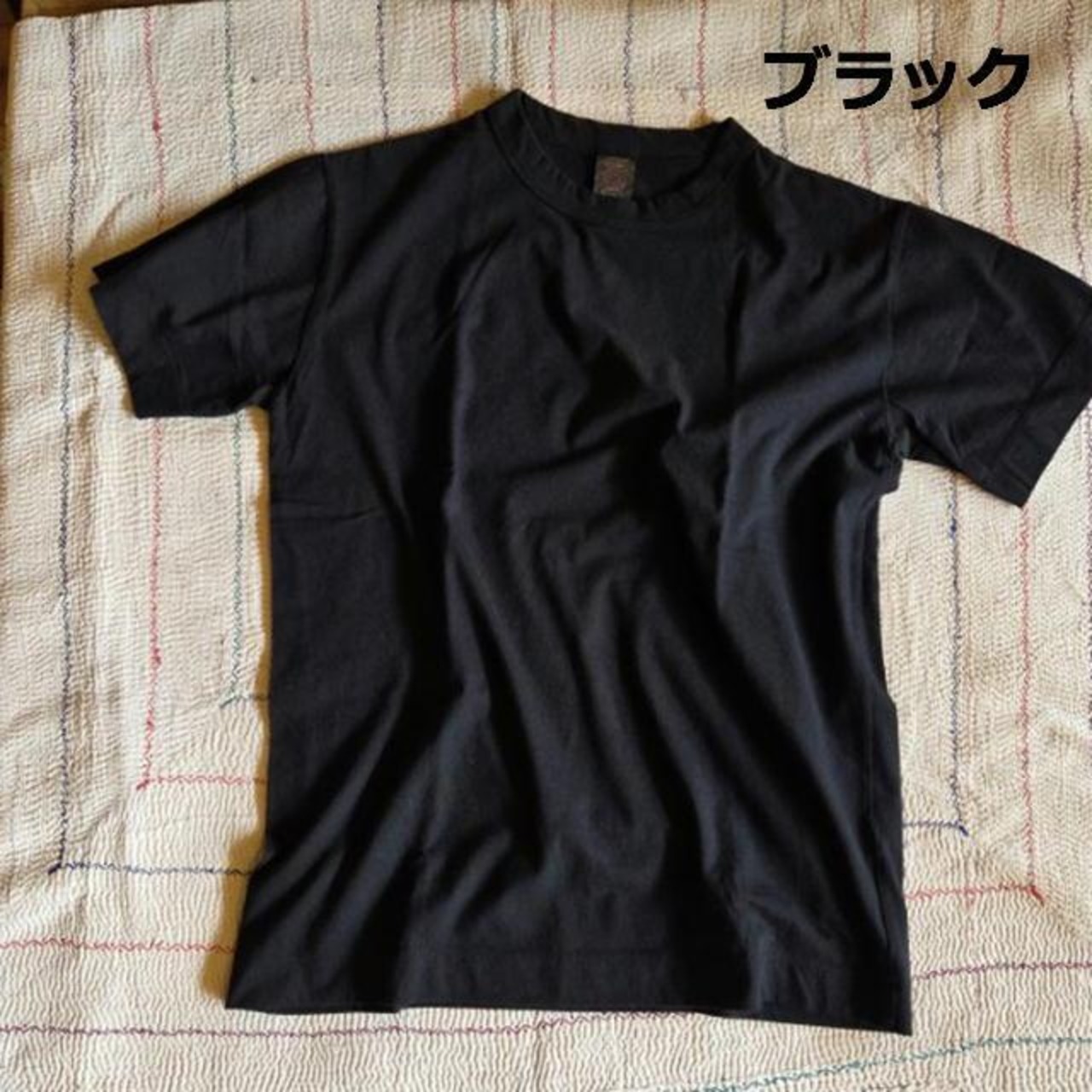 homspun 　ホームスパン　天竺半袖Tシャツ　全３色　サラシ　イエロー　ブラック　カットソー　定番 ベーシック　XL XXLサイズ　オーバーサイズ　トップス　