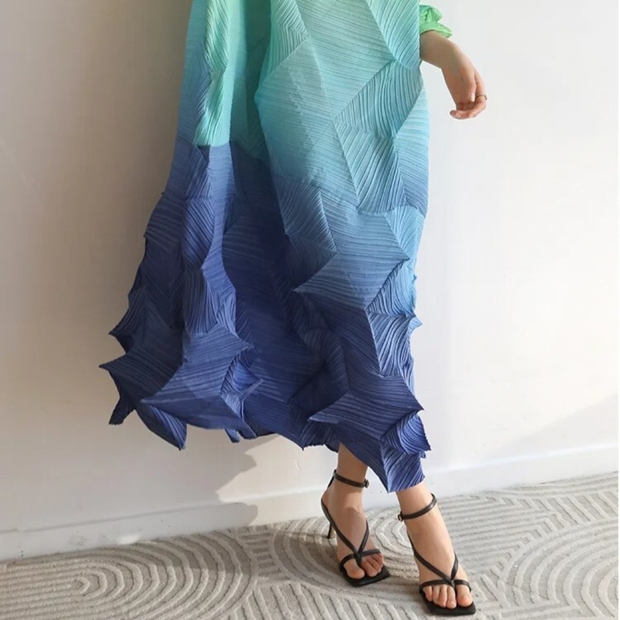 Colorful Gradient Dress / カラフル グラデーション ドレス ワンピース