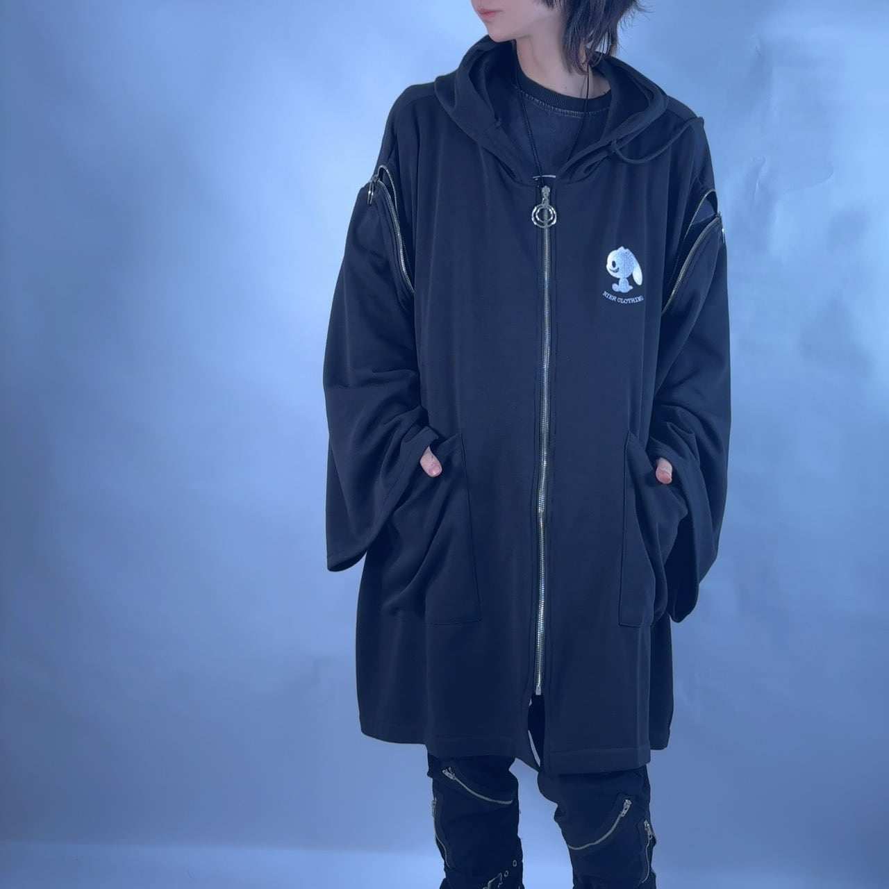 12/12日目玉大特価65%OFF】防寒SUPER OVERSIZE 2WAY ZIP PONCHO OUTER