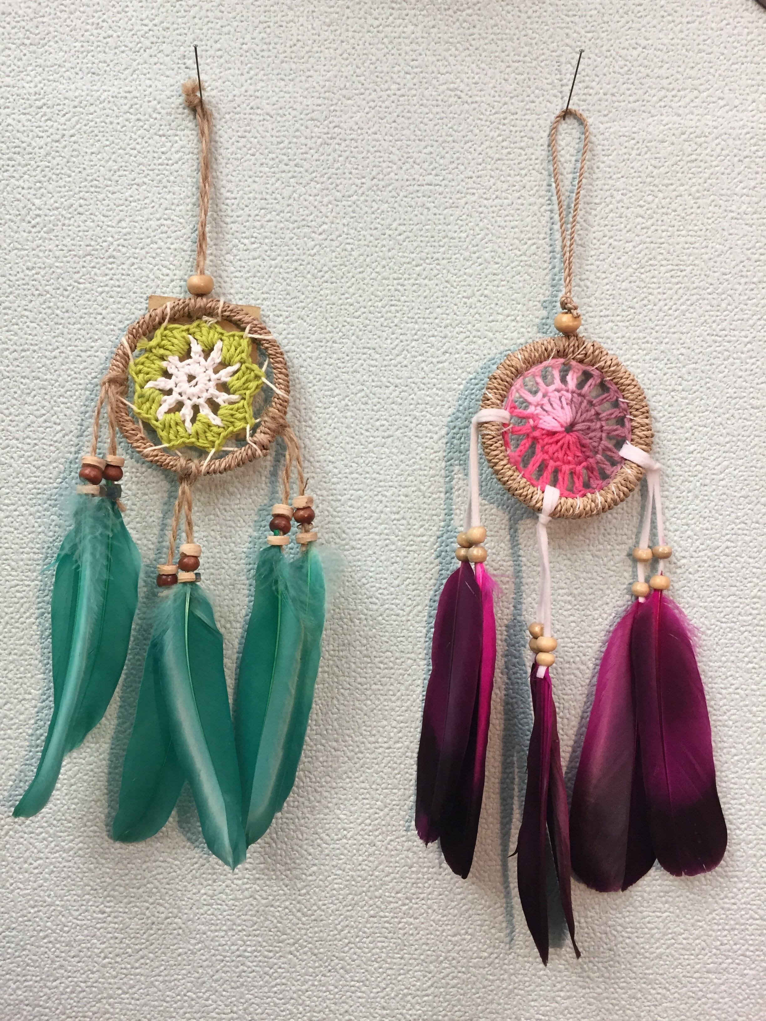 ドリームキャッチャー 小 カラー ポンポン屋