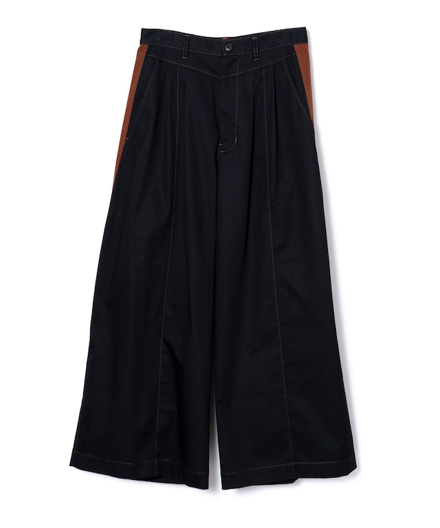 GABARDINE ULTRA BAGGY PANTS (BLK)