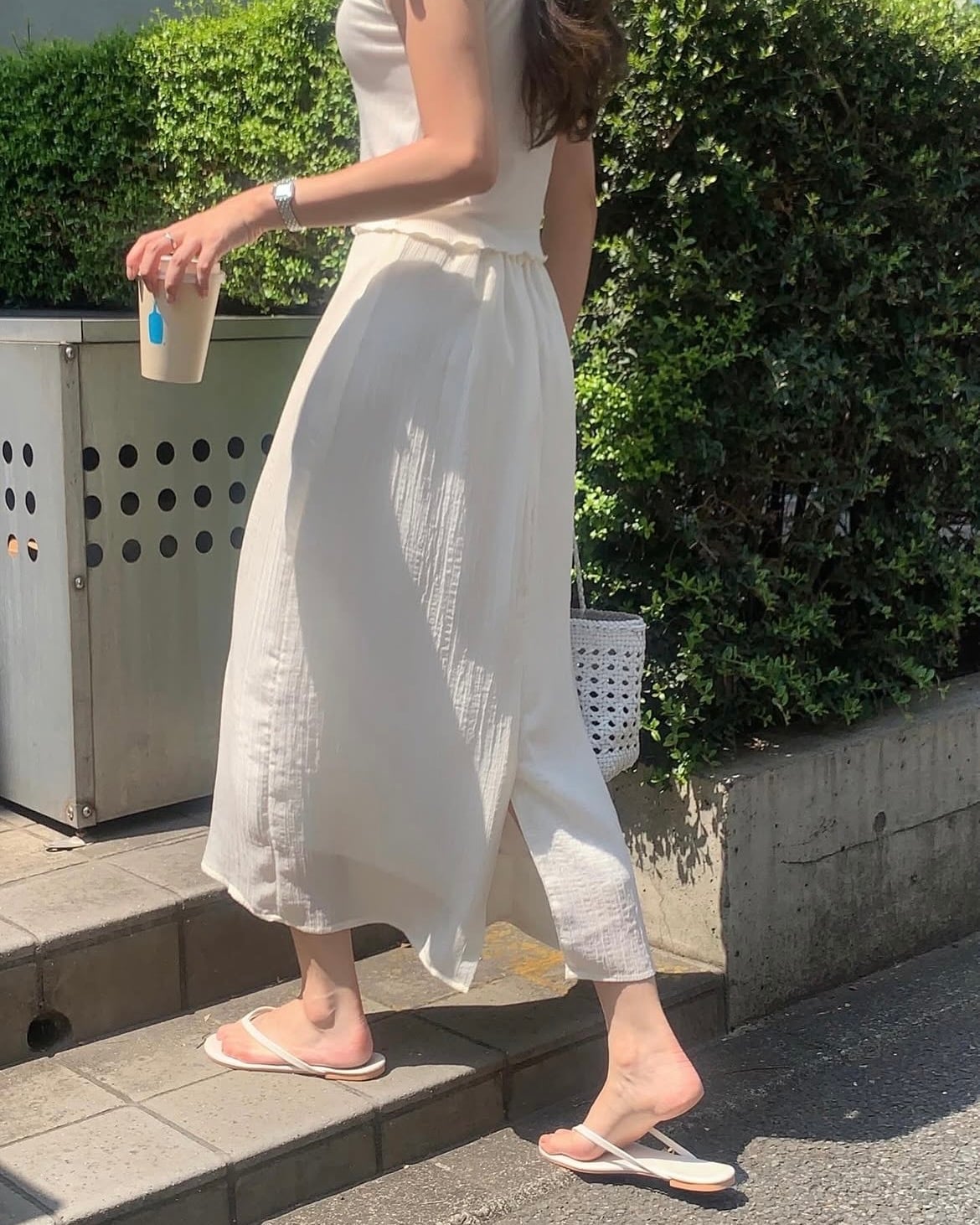 (予約) Liter / Piony wrinkle skirt