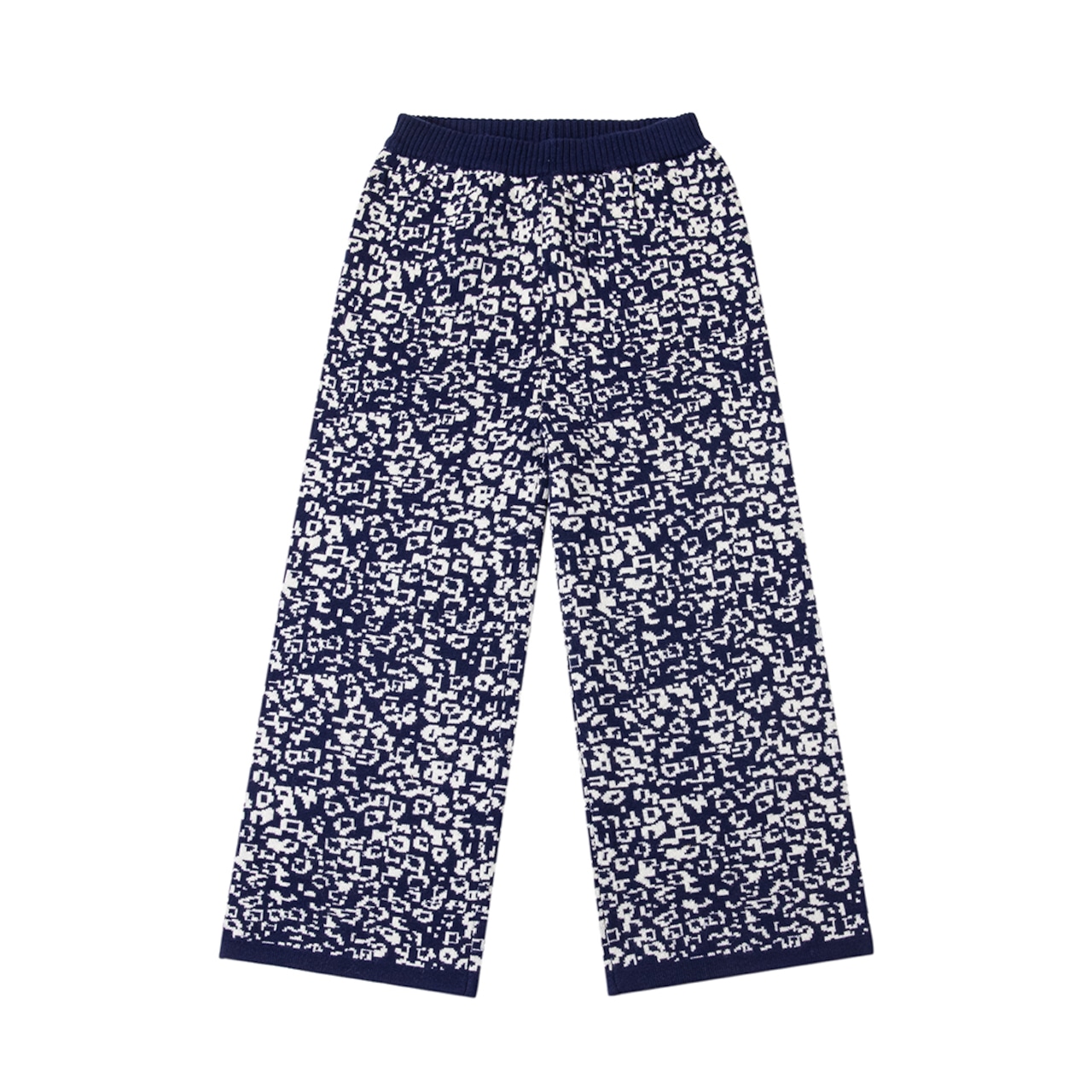 残り1点(2-3y)Knit Planet /Starry Sky Trousers/ NAVY