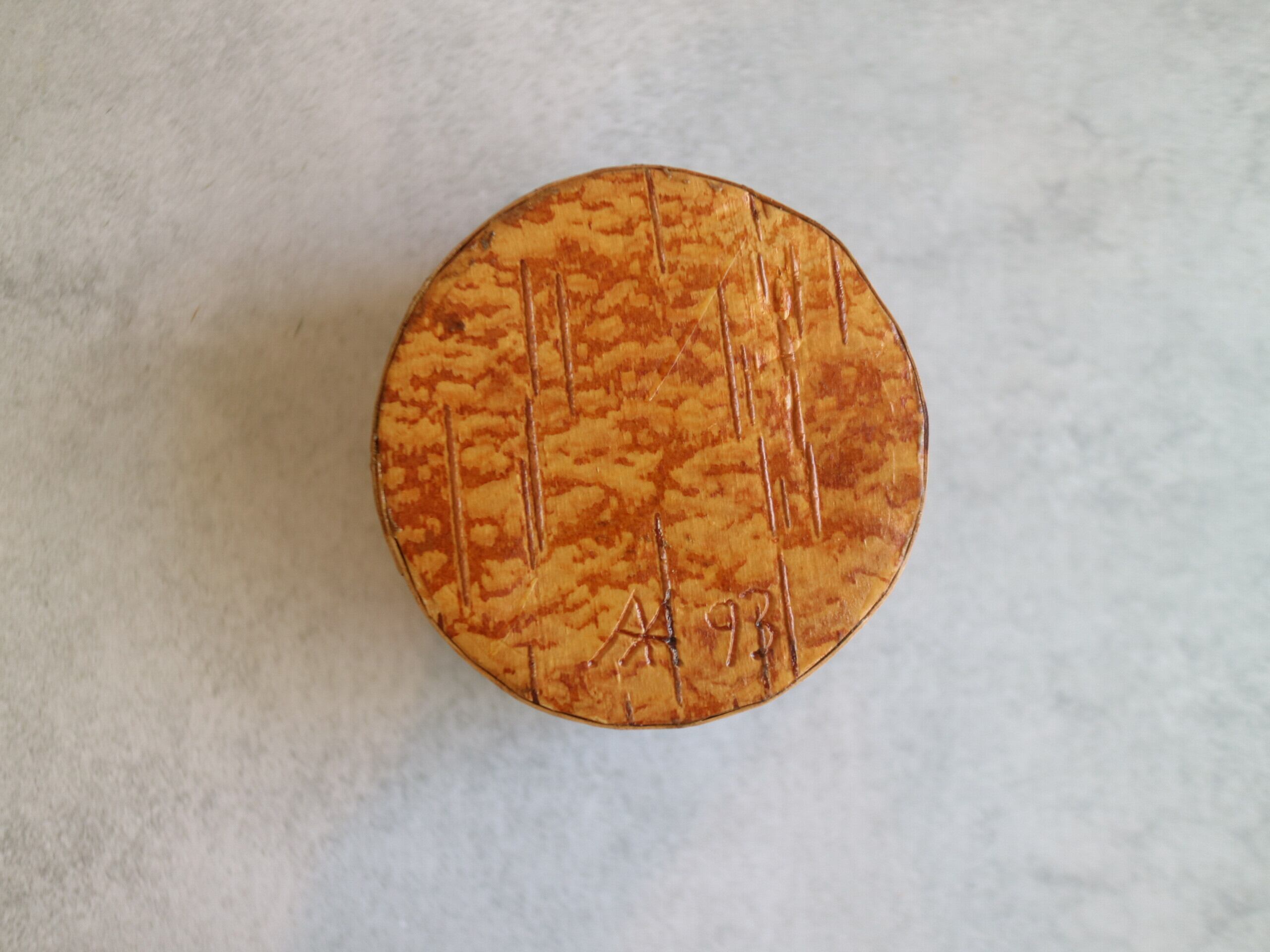 白樺のヴィンテージキャニスター / 蓋付き / 木箱 No.5394 | Taloni