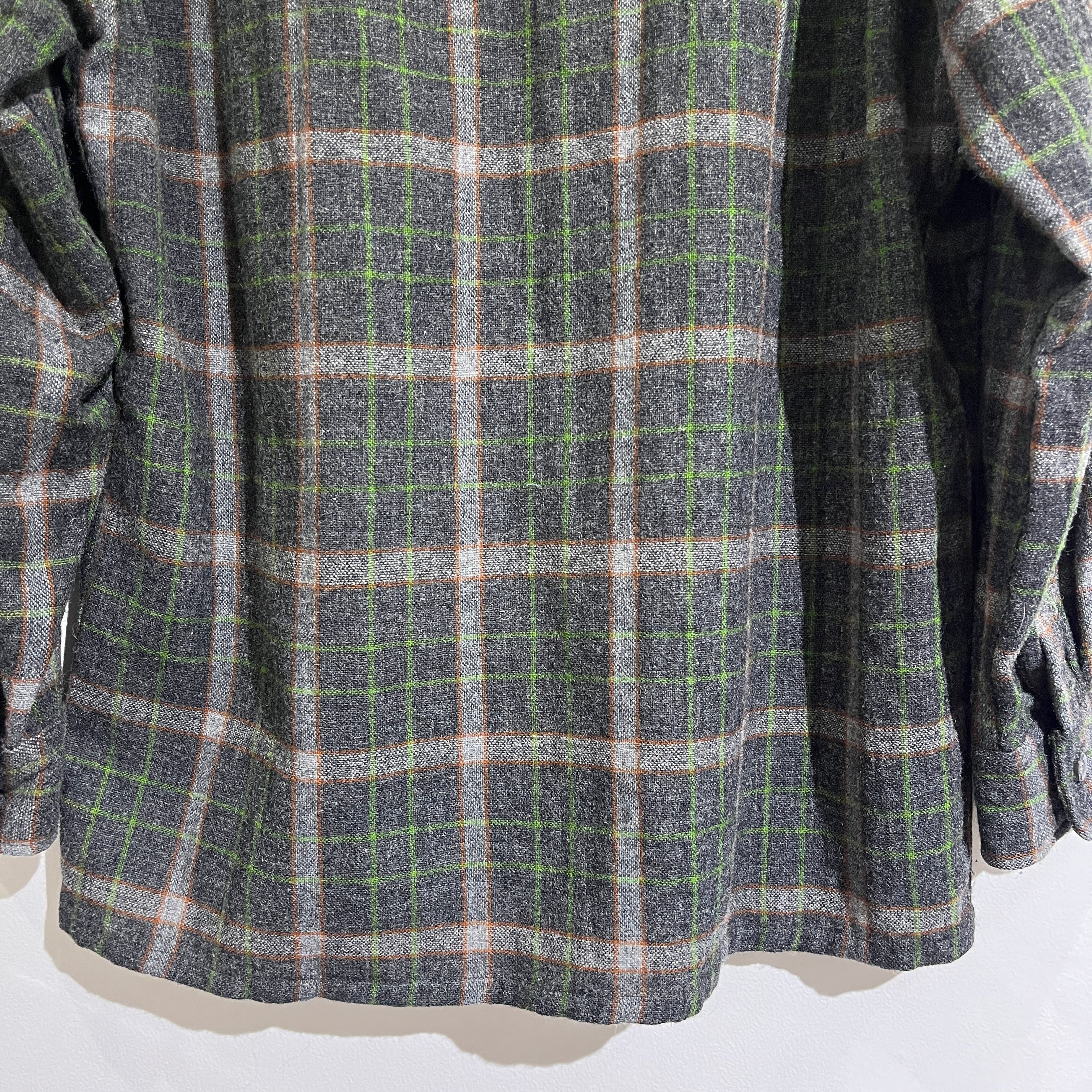 60s TownCraft Wool Shirt 60年代 タウンクラフト ウールシャツ 開襟