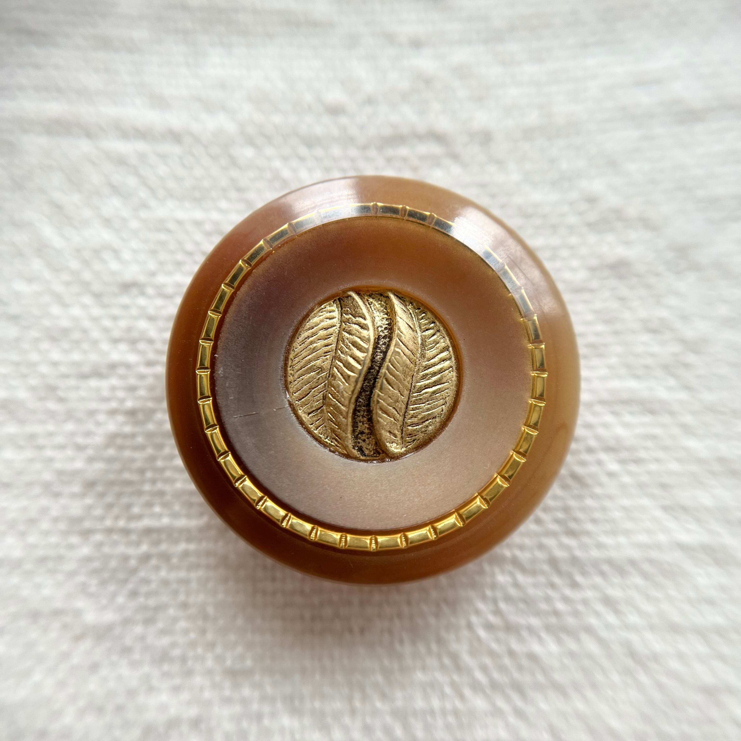 ウェーブゴールド×ブラウンマーブル 23㎜