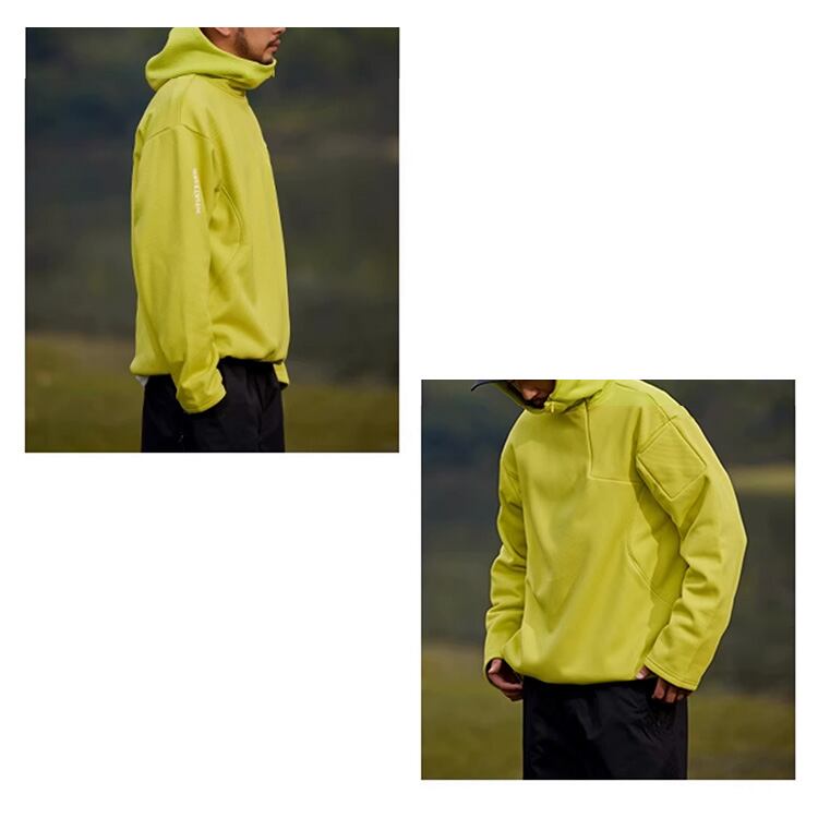 ★VELVET HOODED SWEATSHIRT　　　A0877